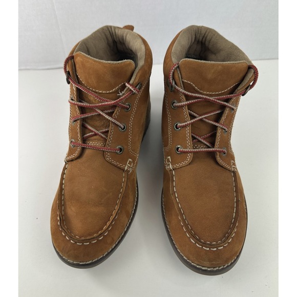 Sebago Shoes - Sebago Wander Cinnamon Brown Hiking Boots Suede Ankle Chukka Women's Size 7.5 M